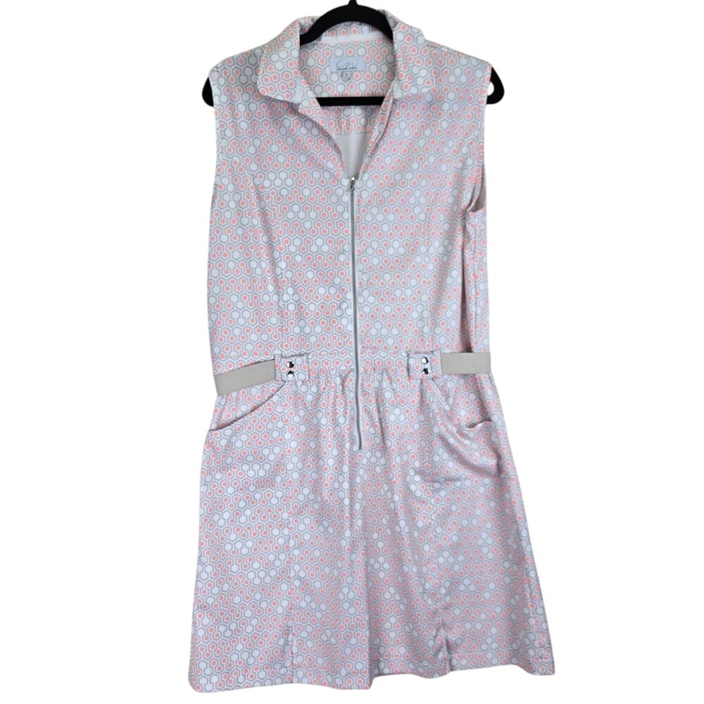 Stylish Pink and Blue Mini Dress